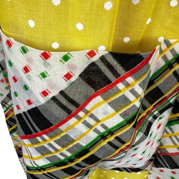 Vintage 70s Chessa Davis Bohemian Prairie Patchwork Maxi Skirt Small Medium - Picture 9 of 17